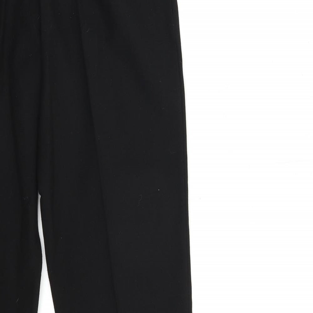 Comfy Womens Black Trousers Size 12 L29 in