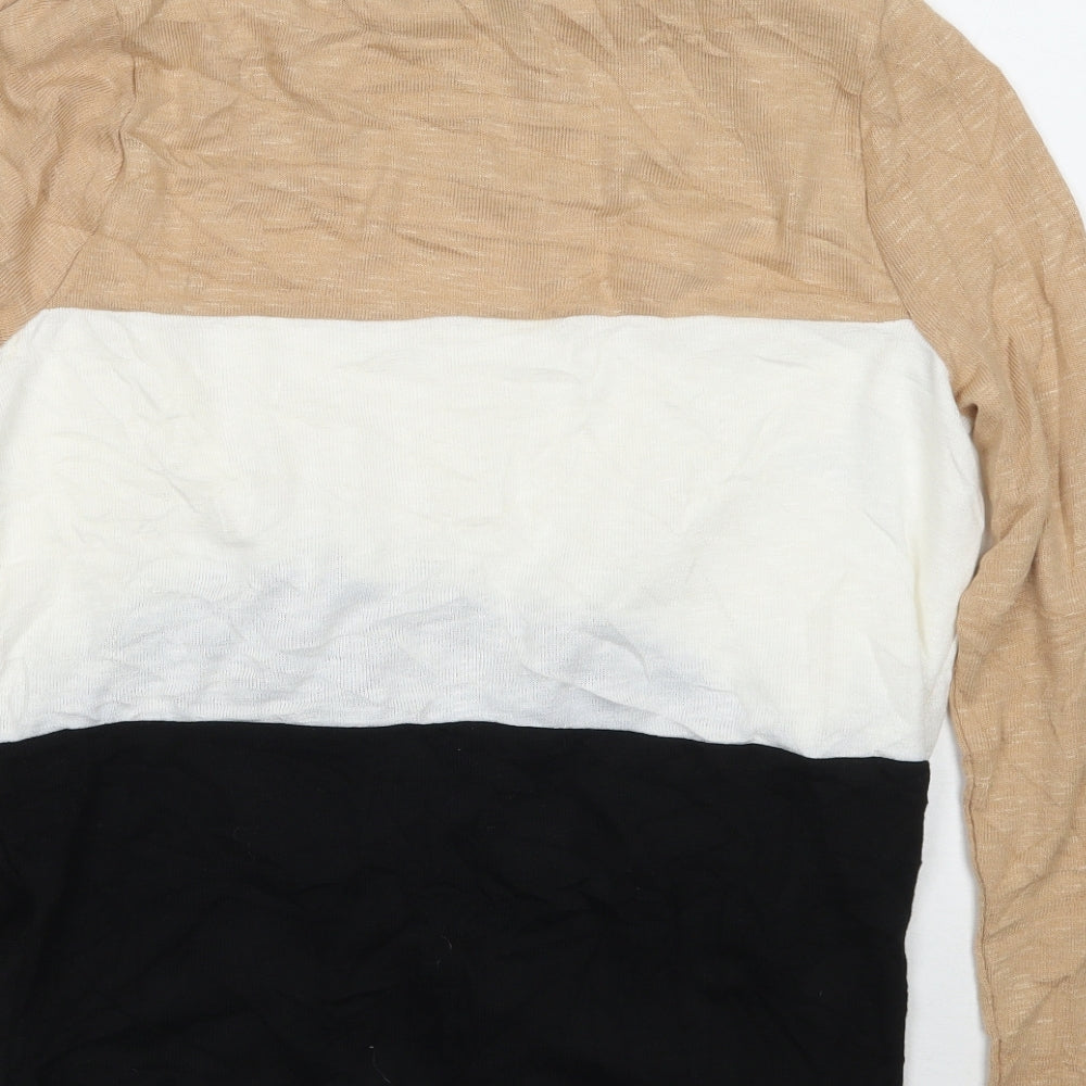 Newlook Womens Beige Pullover Jumper Size M