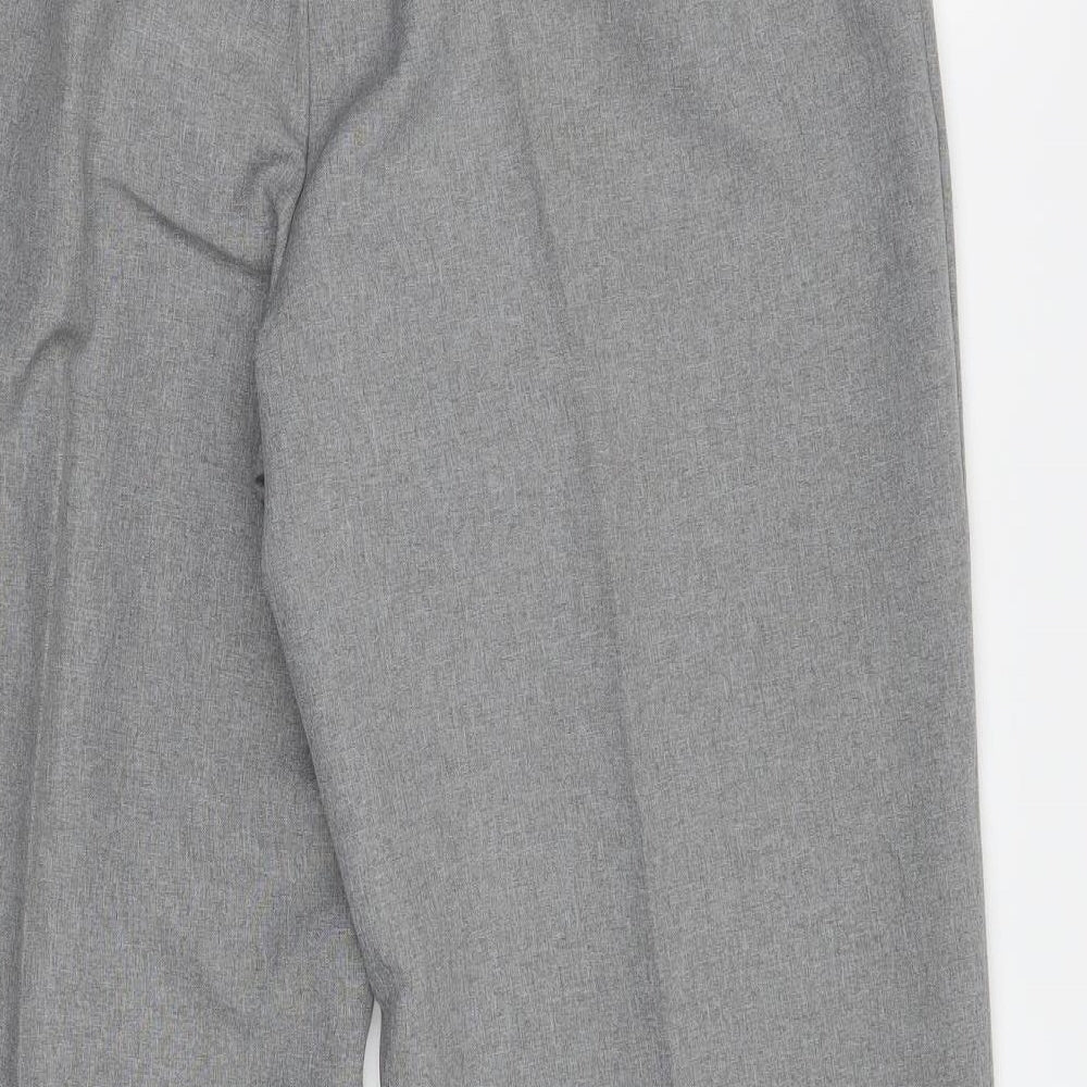 BM Womens Grey Trousers Size 16 L28 in
