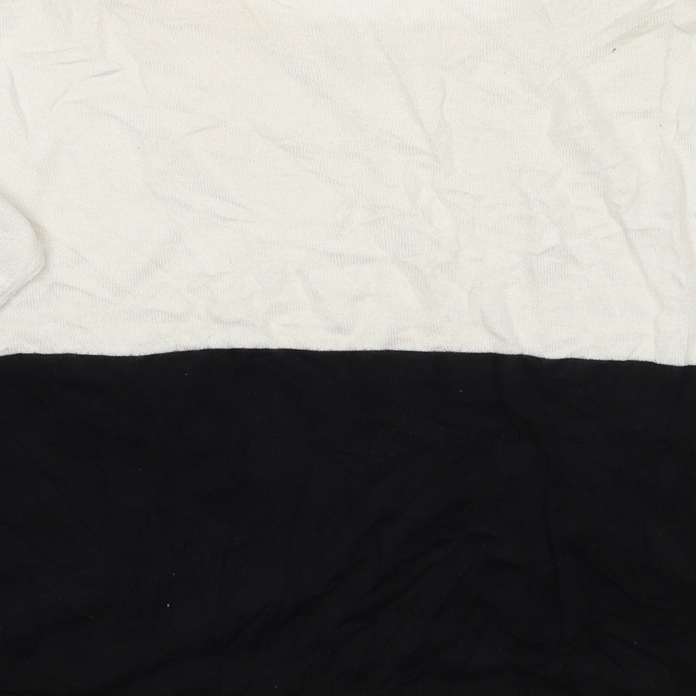 H&M Womens White Pullover Jumper Size S
