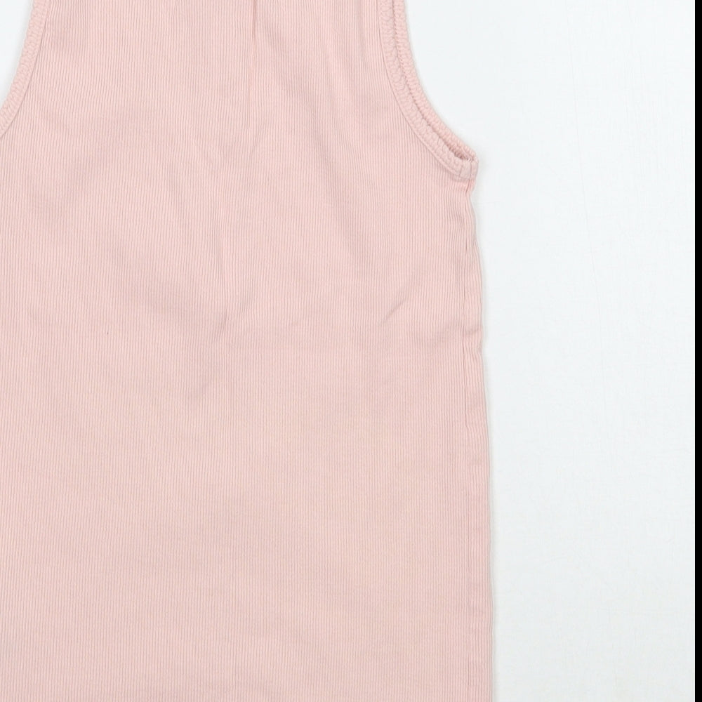 H&M Girls Pink Basic Tank Size 9 Years