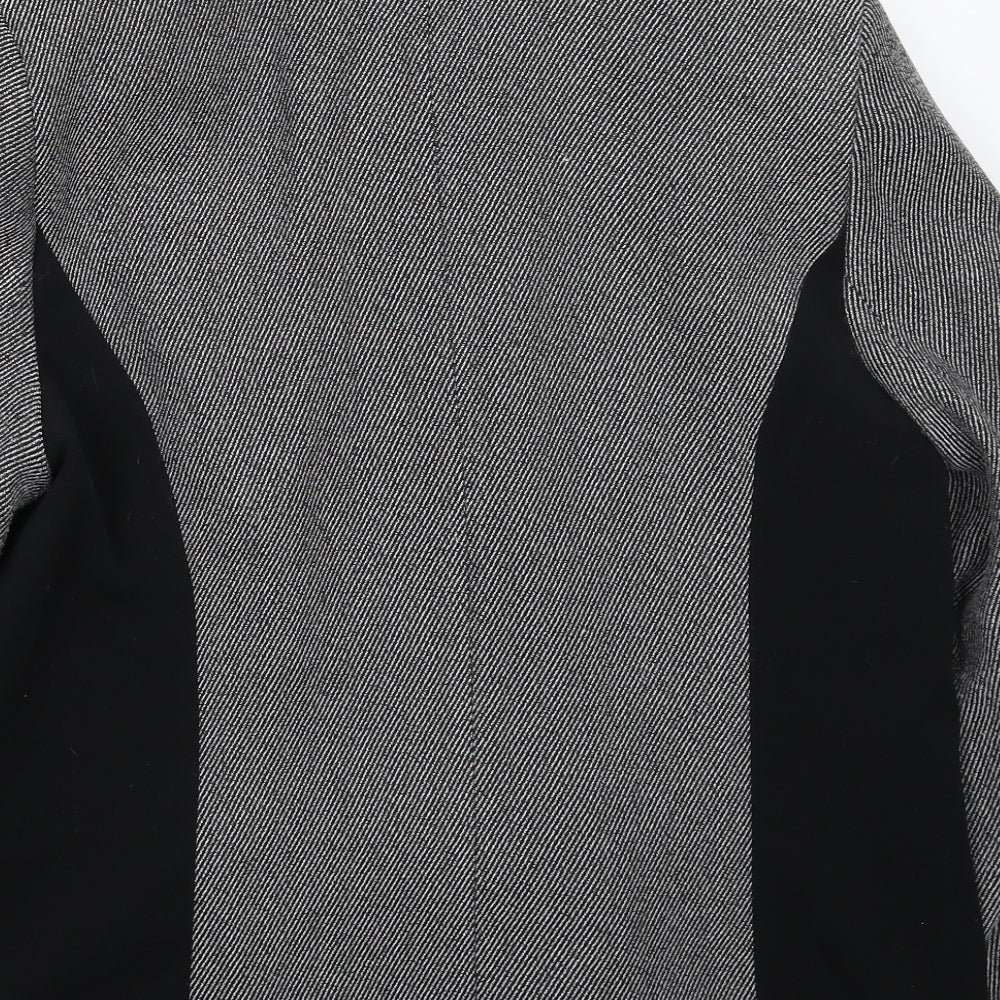 Oscar B Womens Grey Jacket Blazer Size 18