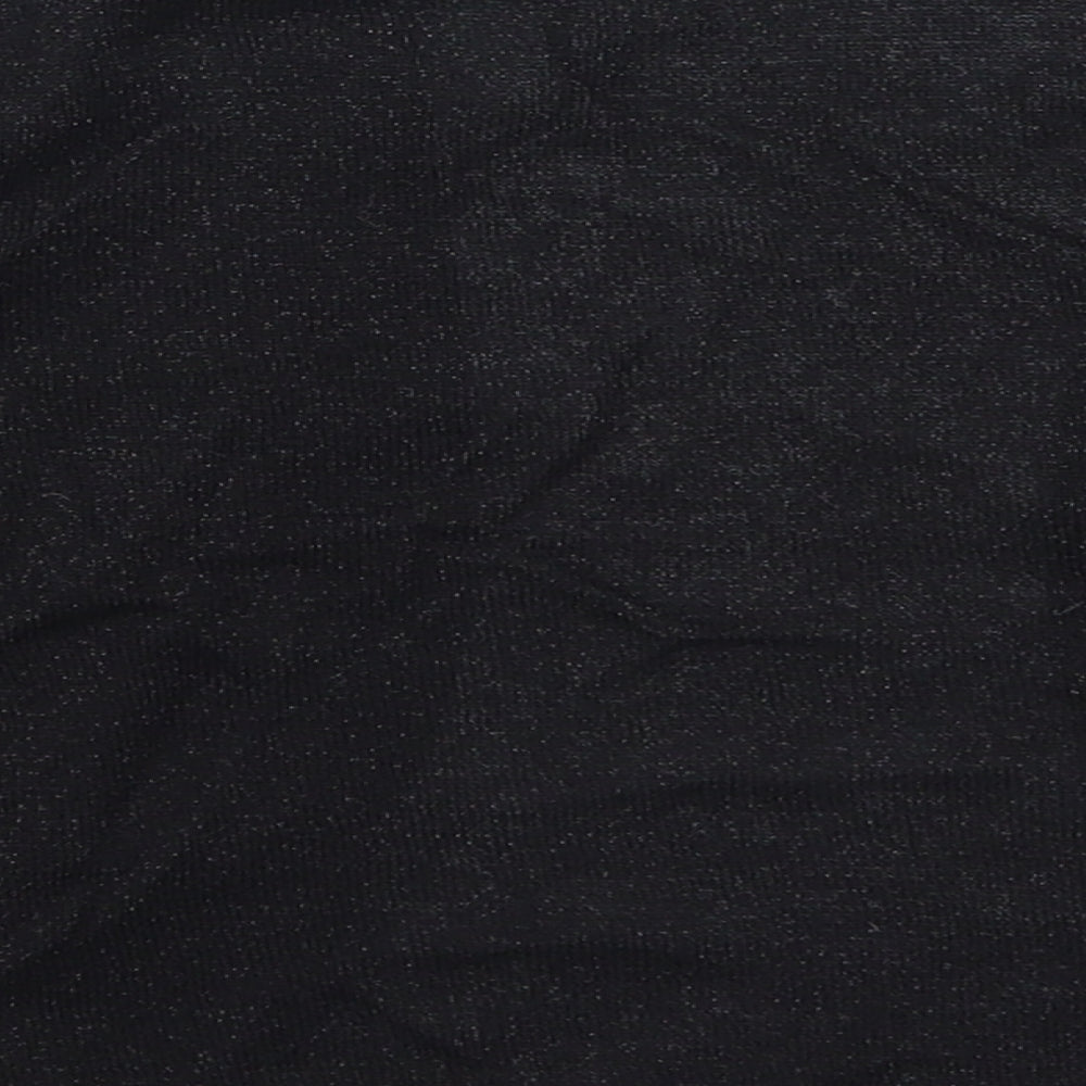 M&Co Womens Black Knit Cardigan Jumper Size M