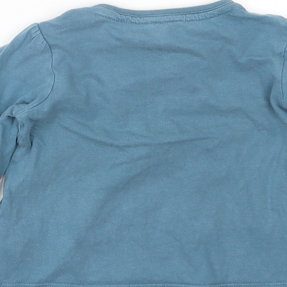 TU Girls Blue Basic T-Shirt Size 9-12 Months
