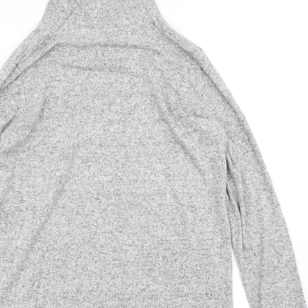 Papaya Womens Grey Pullover Hoodie Size M