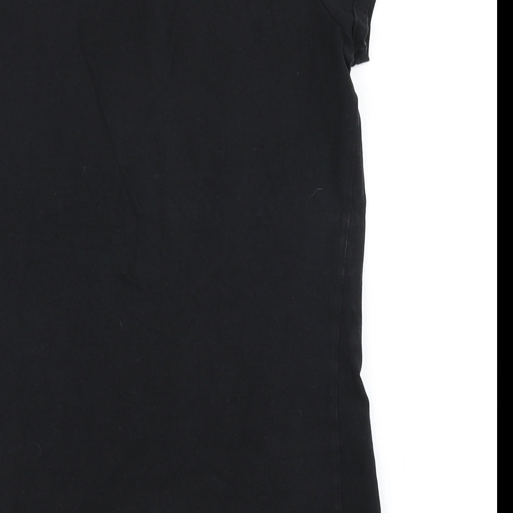 Reserved Basic Womens Black Basic T-Shirt Size S