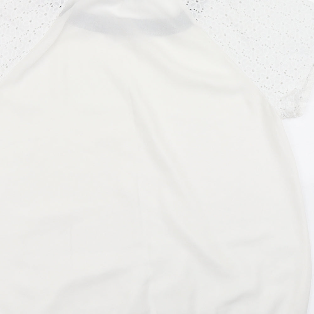 Atmosphere Womens Ivory Basic Blouse Size 14