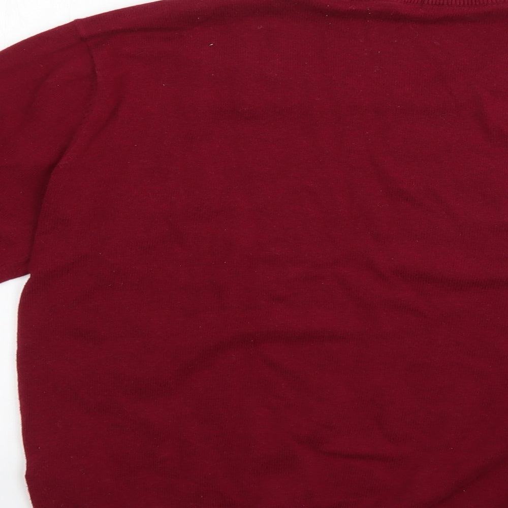 tichlanz Mens Red Pullover Jumper Size XL
