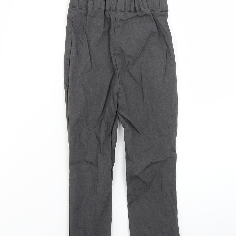 George Girls Grey Chino Trousers Size 3-4 Years - school wear