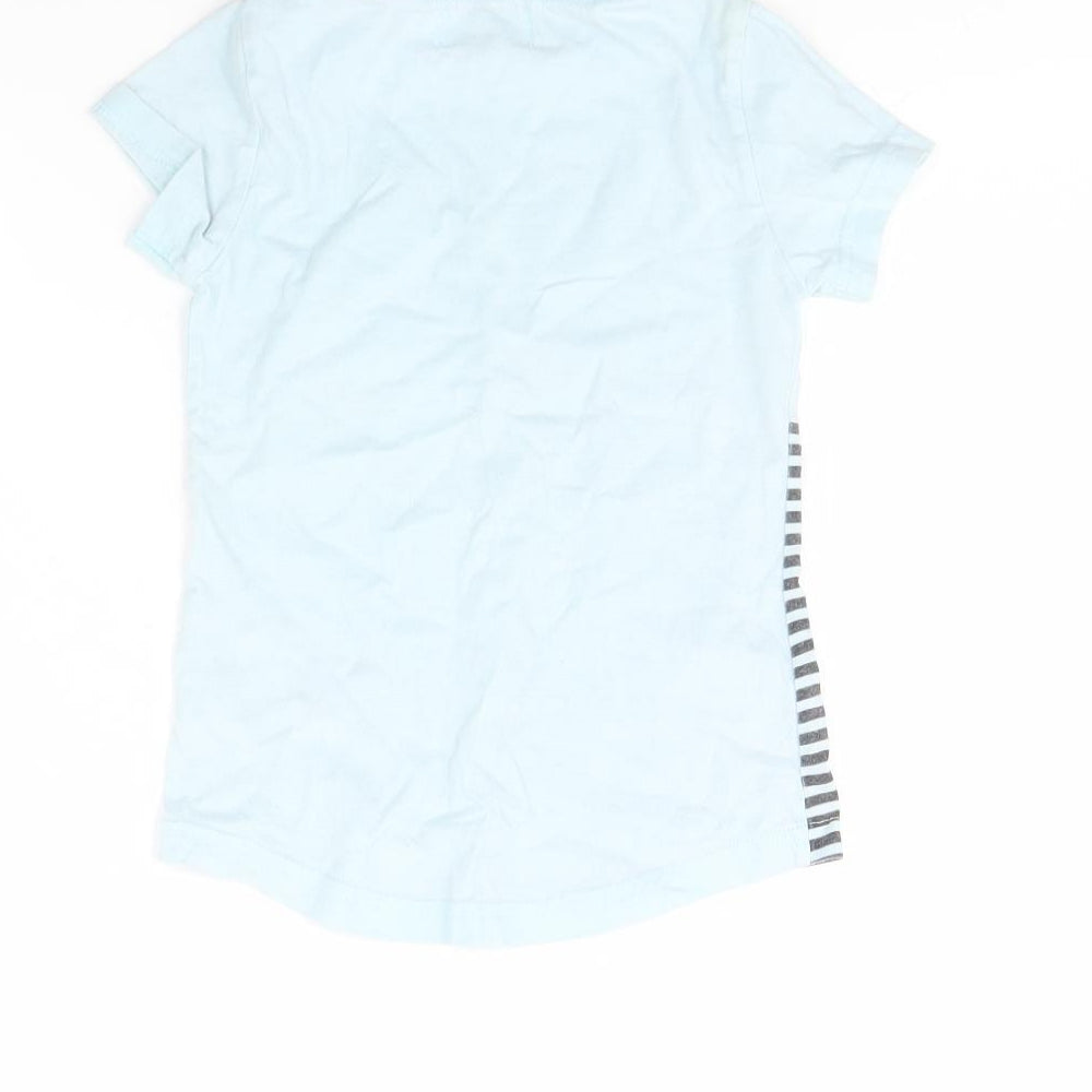 Juniors Girls Blue Solid Cami Pyjama Top Size 3 Years