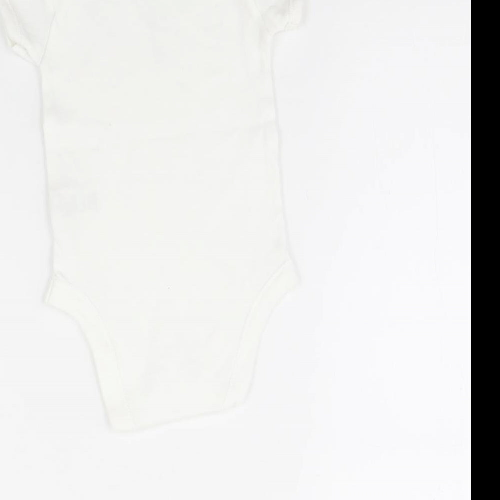 Matalan Baby White Babygrow One-Piece Size 6-9 Months - Giraffe