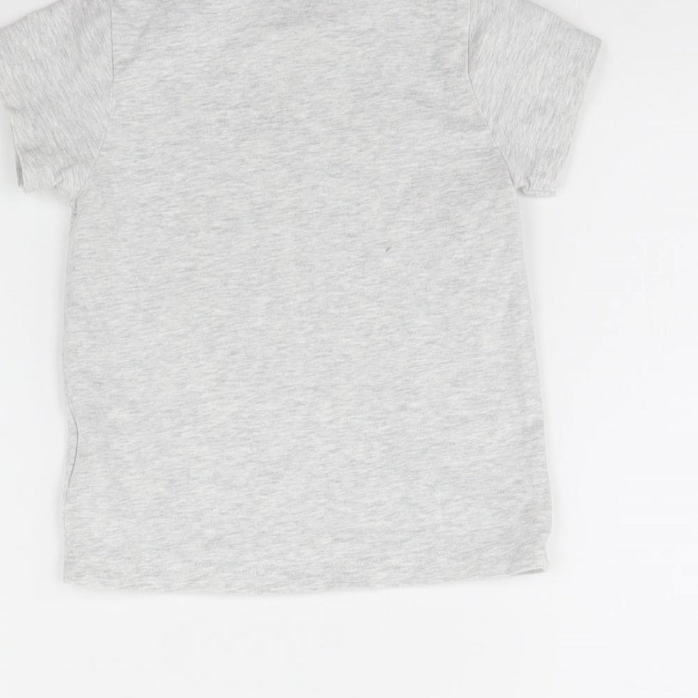 NEXT Baby Grey Basic T-Shirt Size 12 Months - Fish