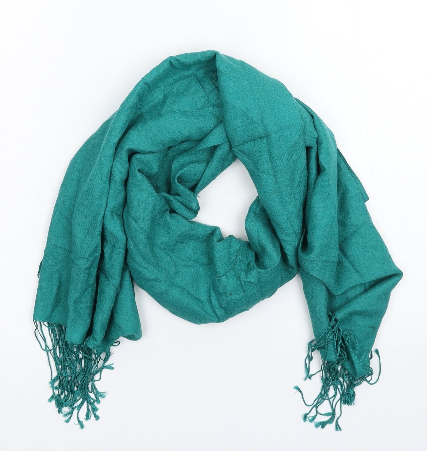 Preworn Womens Green Scarf