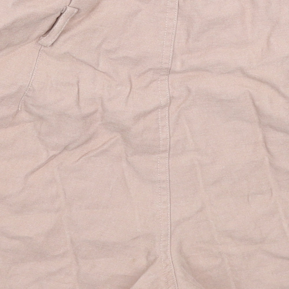 Miss Selfridge Womens Beige Hot Pants Shorts Size 10