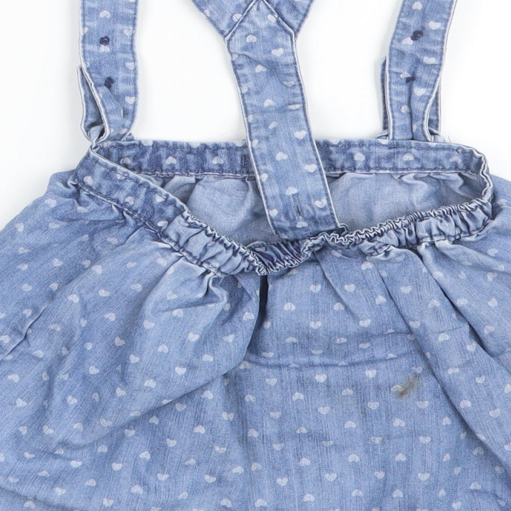 George Girls Blue Polka Dot Skater Skirt Size 3-4 Years