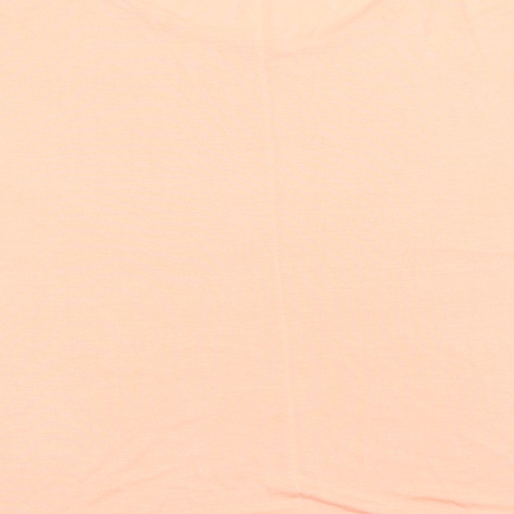 Preworn Womens Pink Basic T-Shirt Size 10