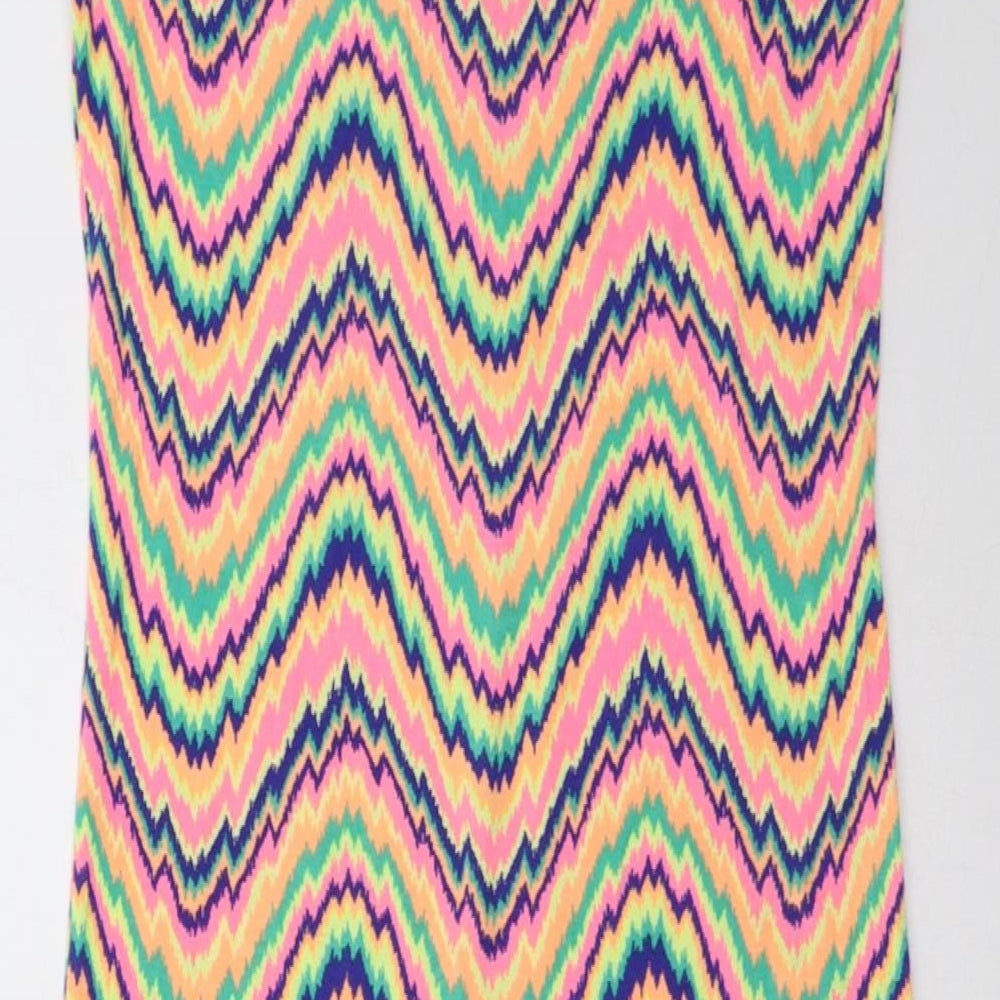 aislinn Womens Multicoloured Geometric Bodycon Size M