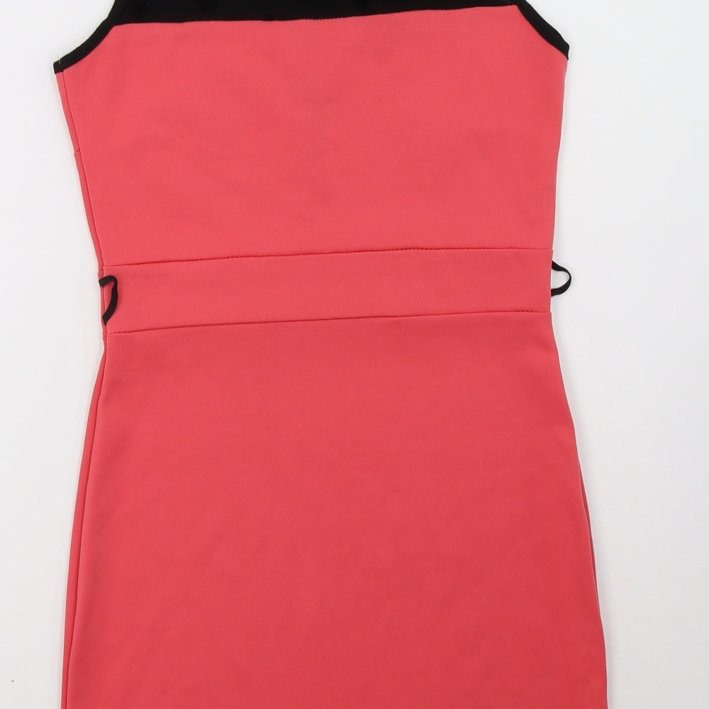 high rose Womens Pink A-Line Size 12
