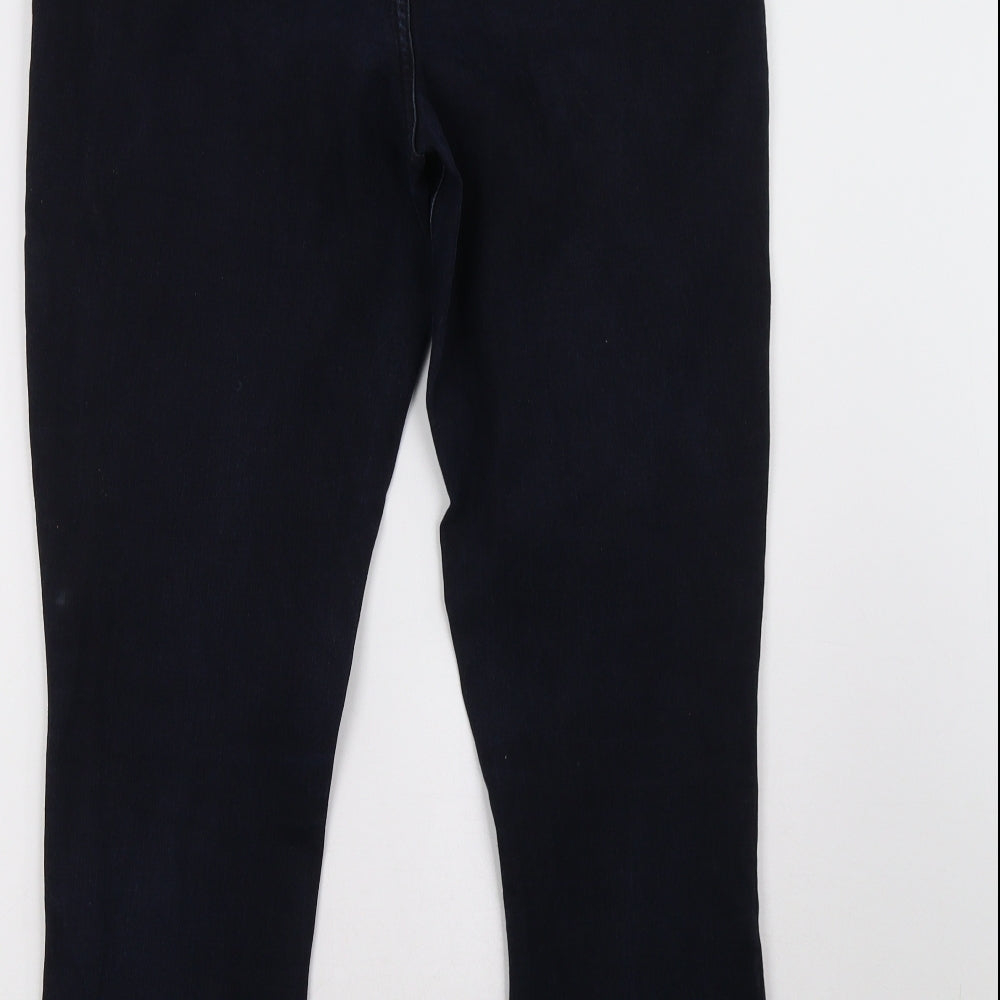 Preworn Womens Blue Straight Jeans Size 10 L30 in