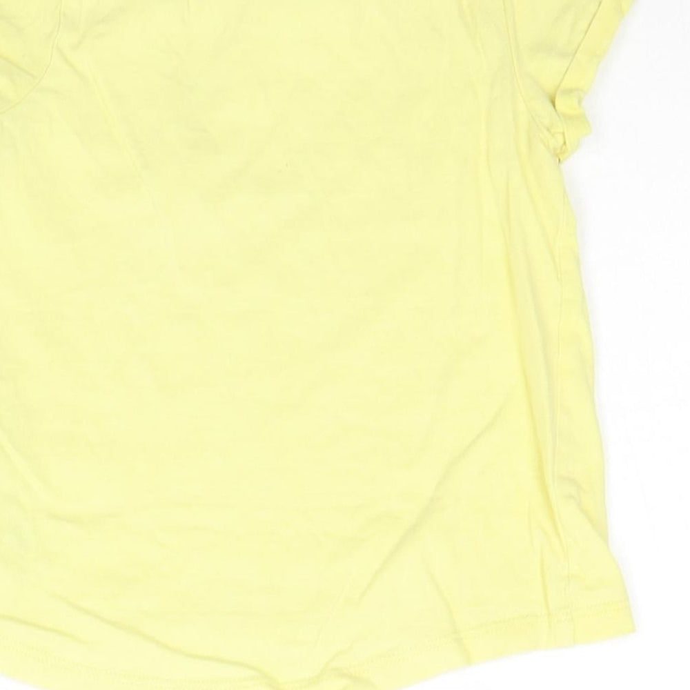 Next Boys Yellow Basic T-Shirt Size 2-3 Years