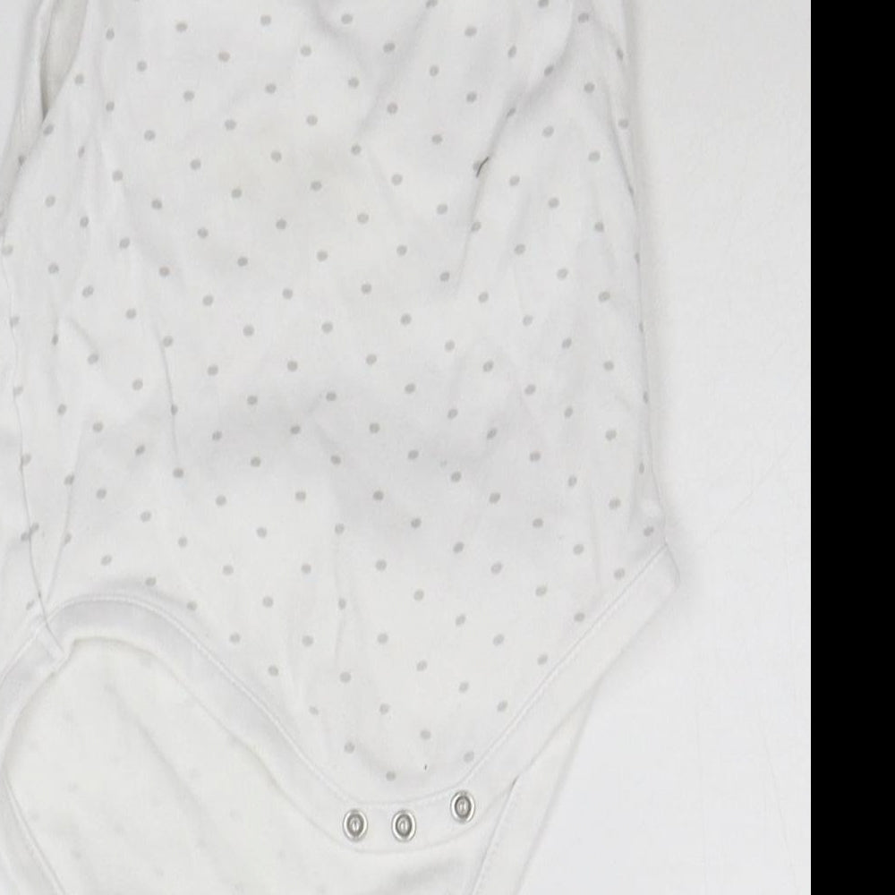 Very Baby White Geometric Babygrow One-Piece Size 12-18 Months
