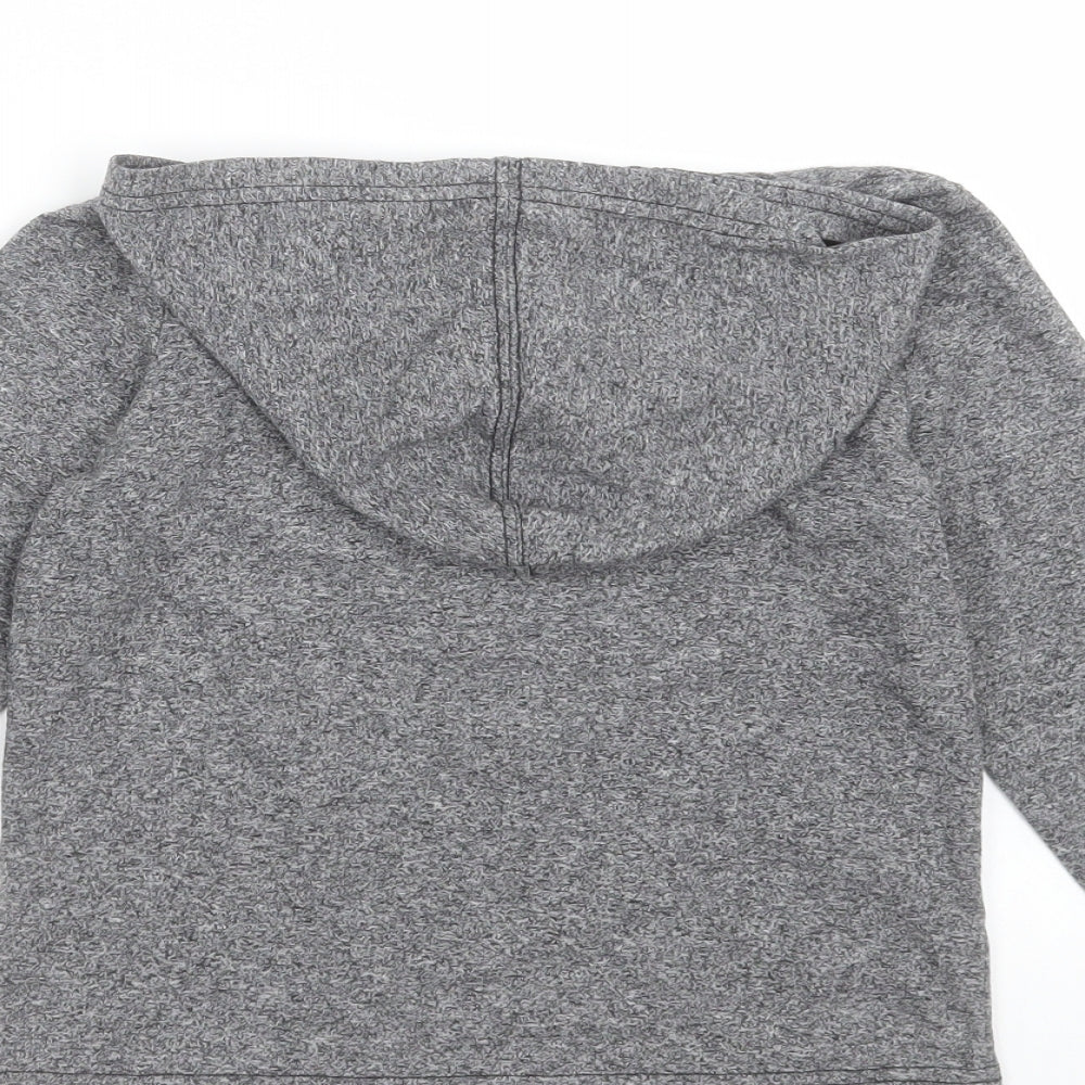 The Childrens Place Boys Grey Pullover Hoodie Size 4 Years - basketball