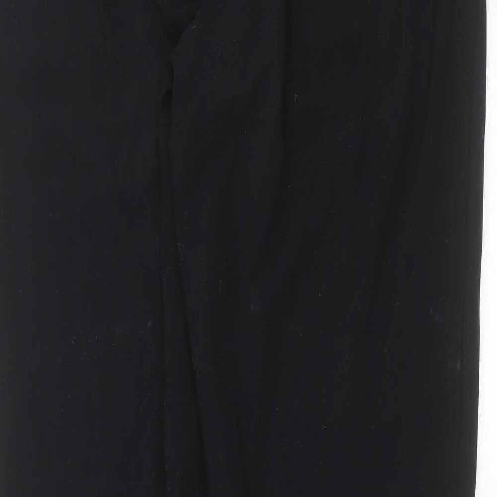 Marks and Spencer Womens Black Trousers Size 12 L30 in