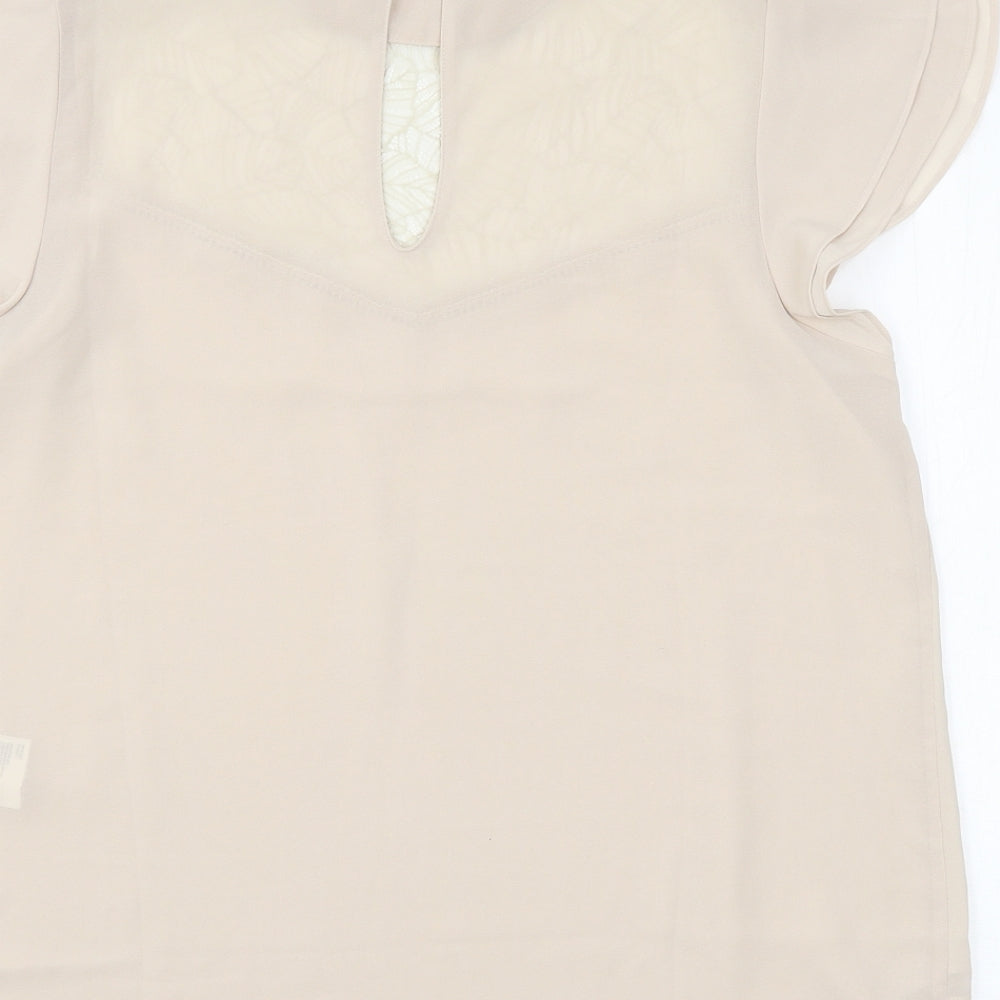 H&M Womens Pink Basic Blouse Size 12