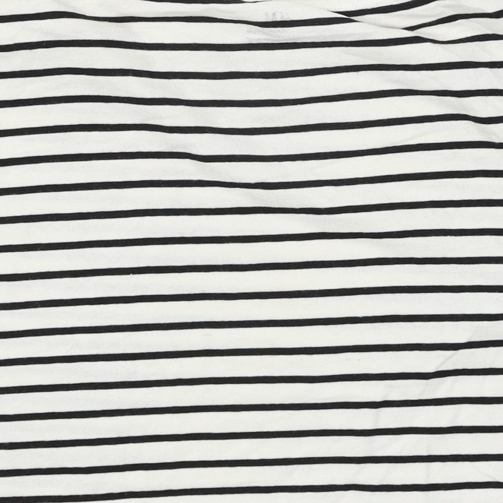 H&M Girls Multicoloured Striped Basic T-Shirt Size 11-12 Years