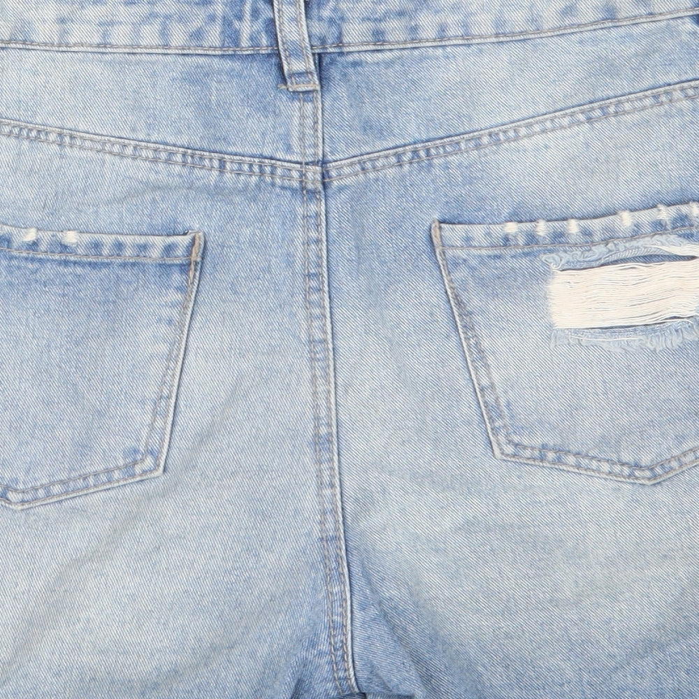 Denim Co Womens Blue Mom Shorts Size 8