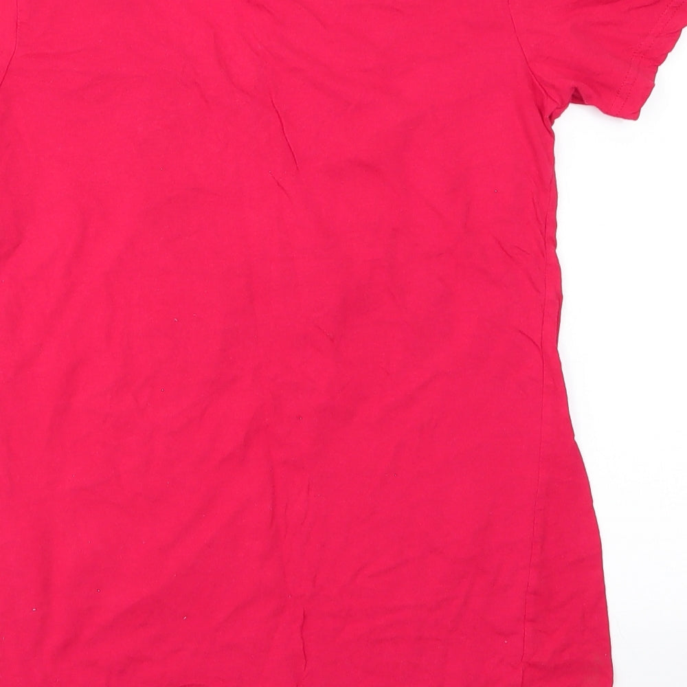Porter craft & Design Womens Red Basic T-Shirt Size S - Jarunee