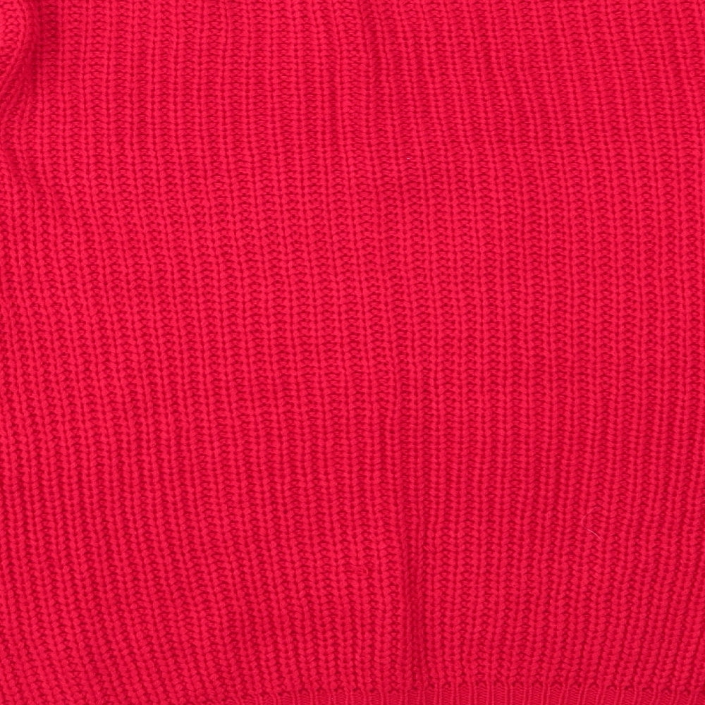 Papaya Womens Red Pullover Jumper Size L