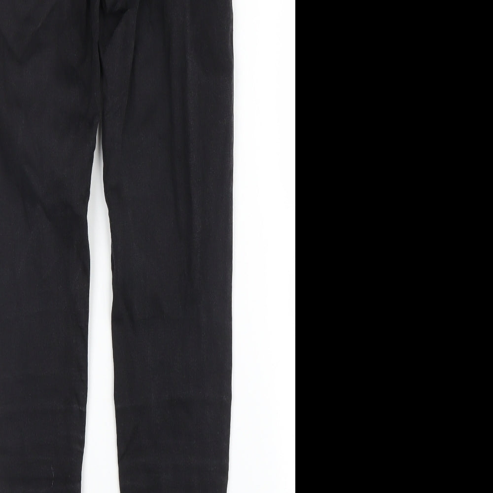 Topshop Womens Black Denim Skinny Jeans Size 24 in L27 in