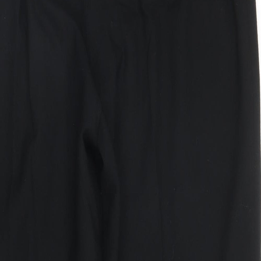 Premium Collection Womens Black Trousers Size 10 L30 in
