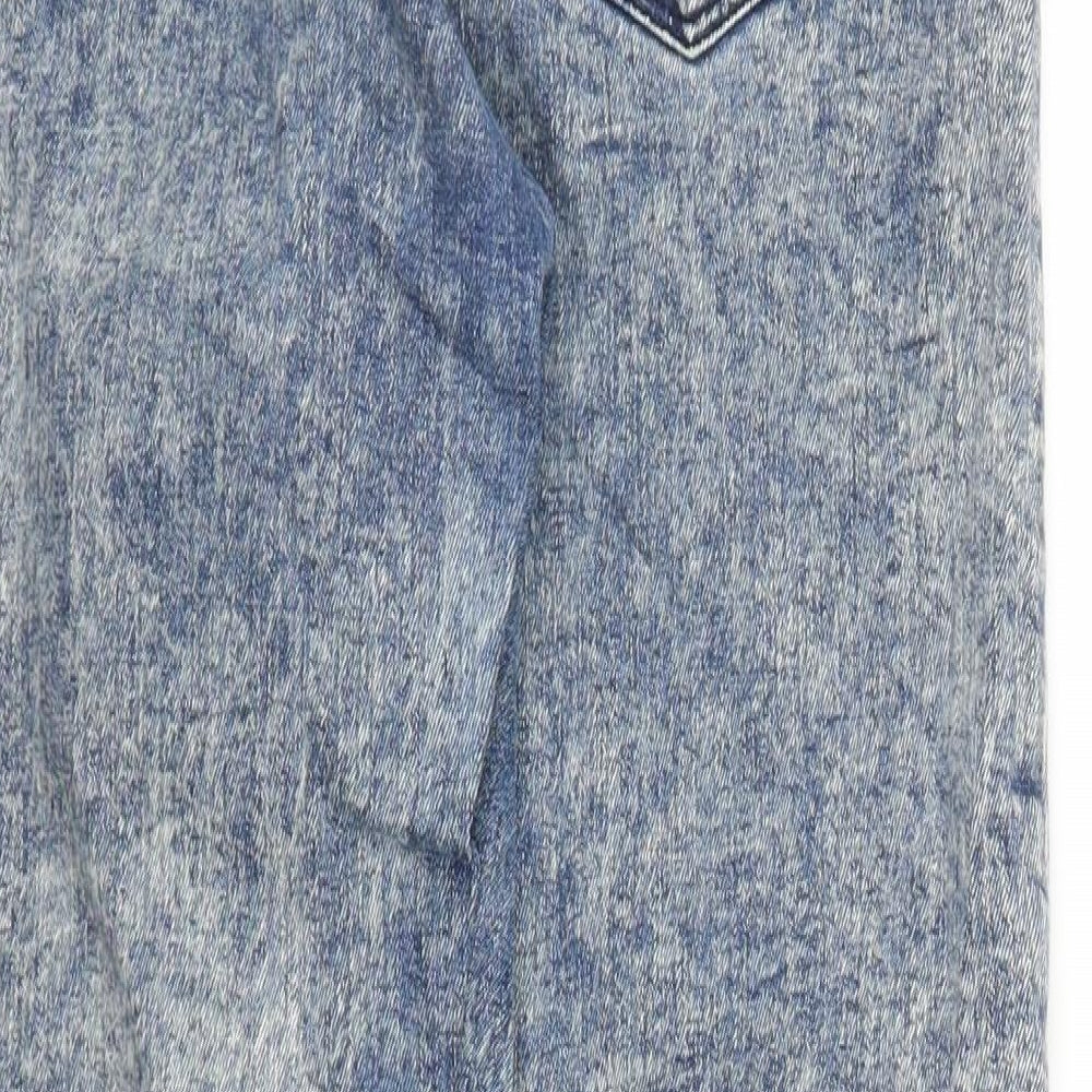H&M Womens Blue Denim Mom Jeans Size 6 L27 in