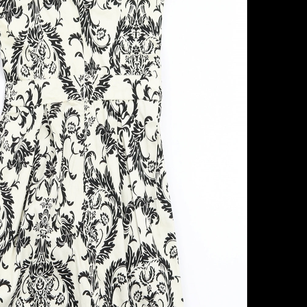 Primark Womens Ivory Geometric Shift Size 6