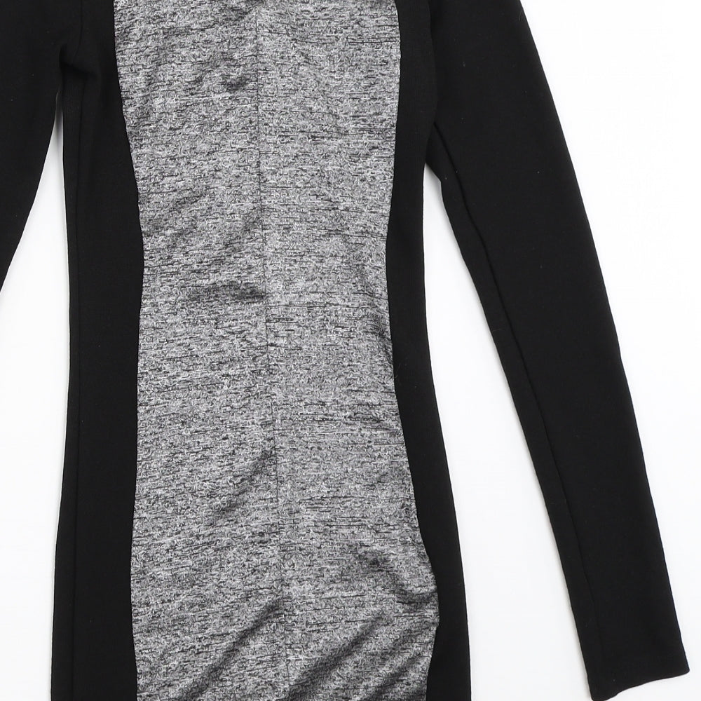 H&M Womens Black Bodycon Size 6