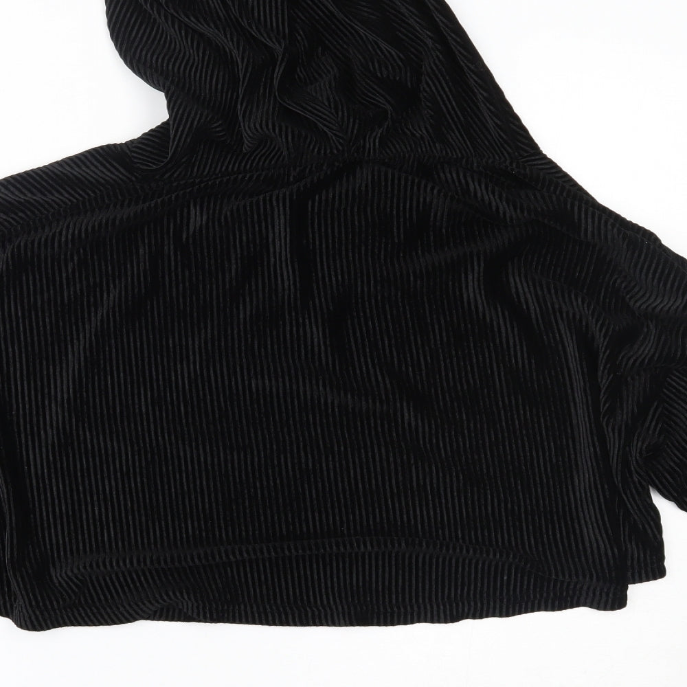 New Look Womens Black Pullover Hoodie Size M