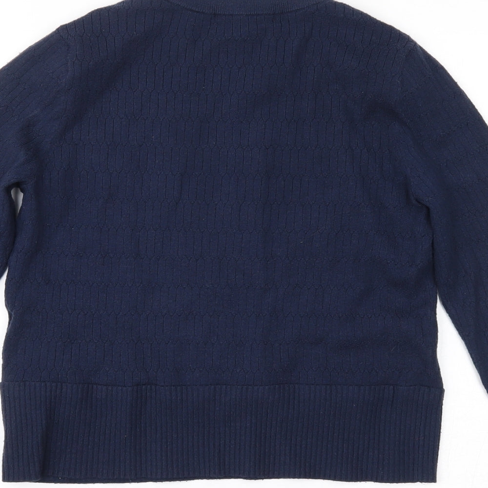 Marks & Spencer Womens Blue Pullover Jumper Size 12
