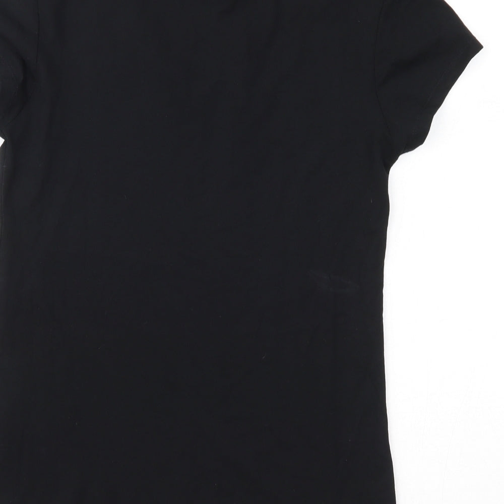 LA Gear Womens Black Basic T-Shirt Size 6
