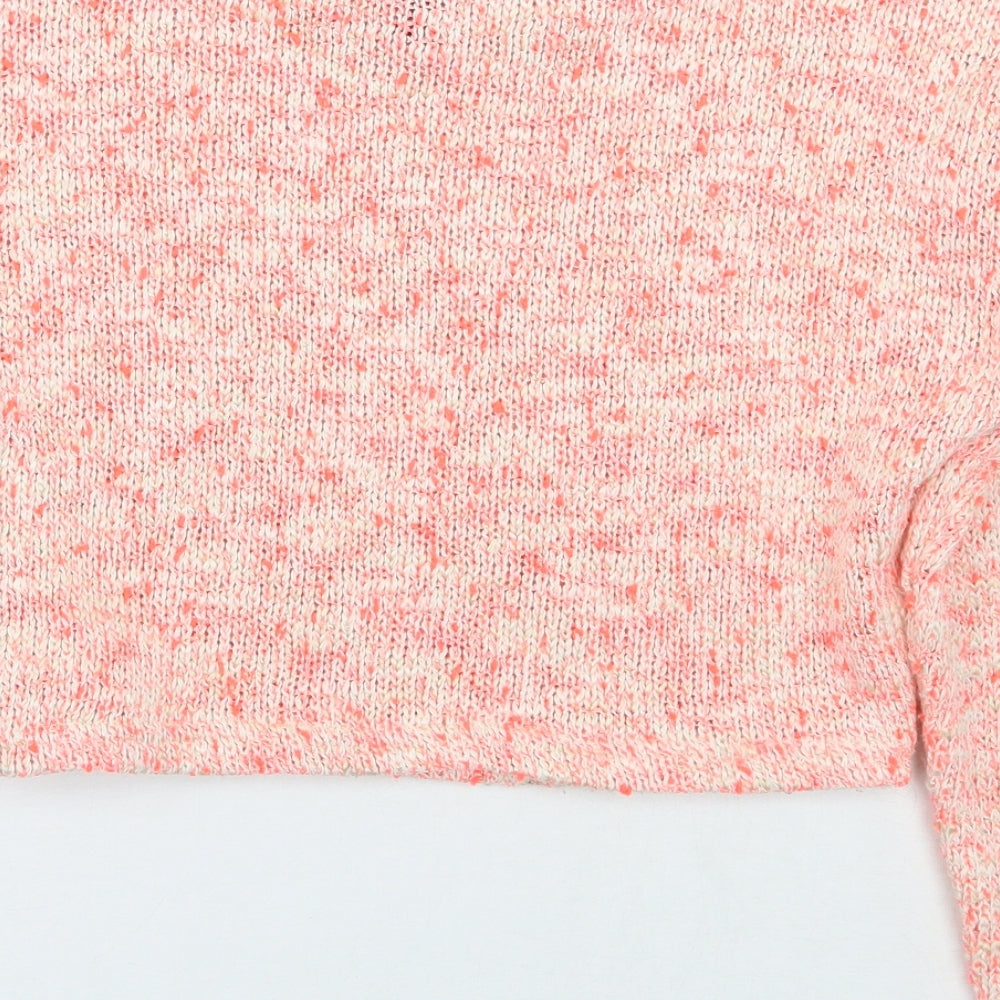 Newlook Girls Pink Pullover Jumper Size 13 Years