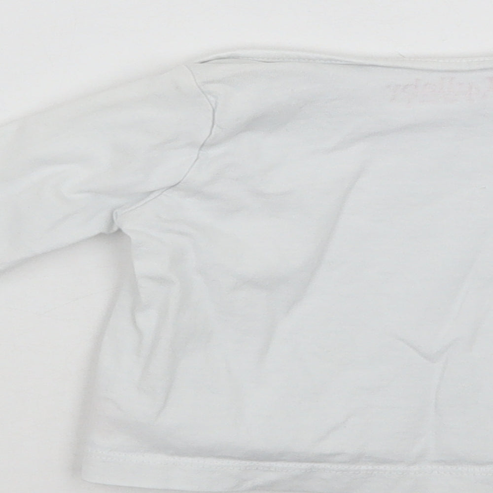 Lullaby Girls White Basic T-Shirt Size 3-6 Months