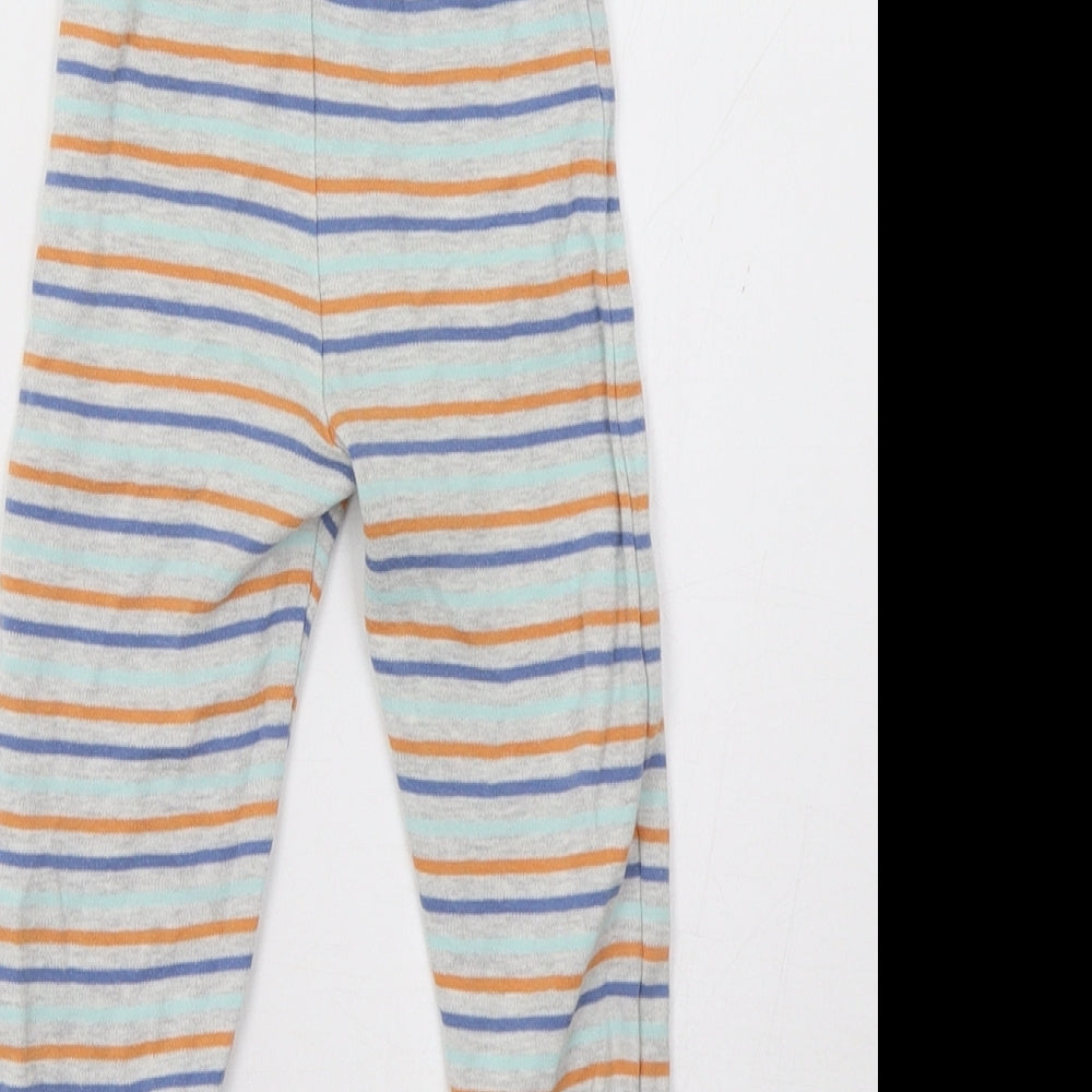 Very Baby Grey Striped Pyjama Pants Size 12-18 Months