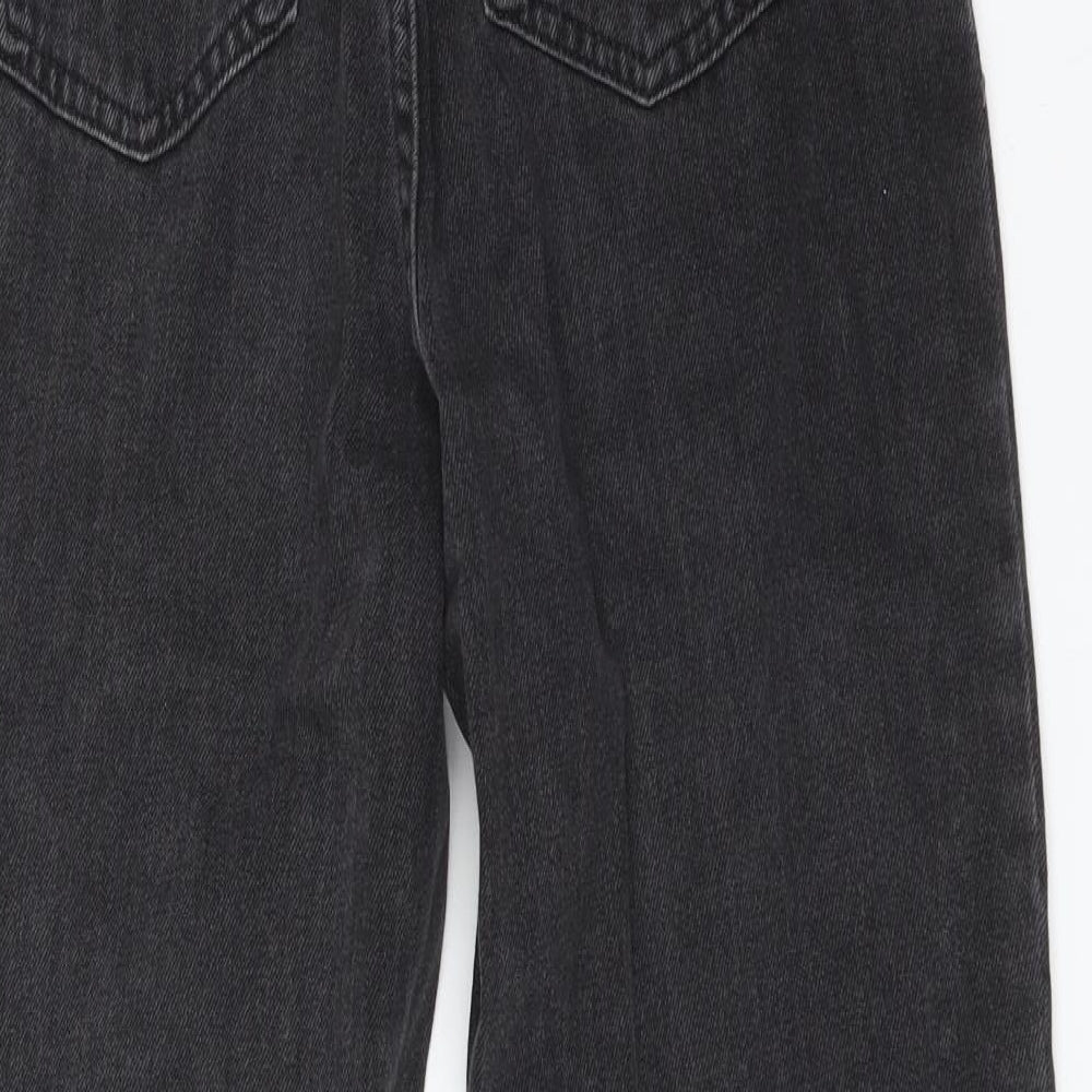 DENIM CO Womens Black Mom Jeans Size 8 L28 in