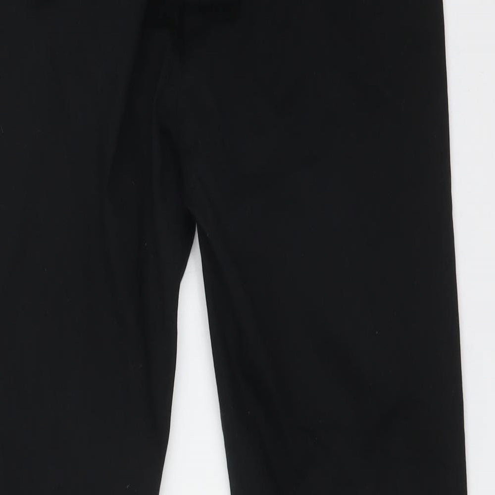 H&M Womens Black Trousers Size 10 L27 in