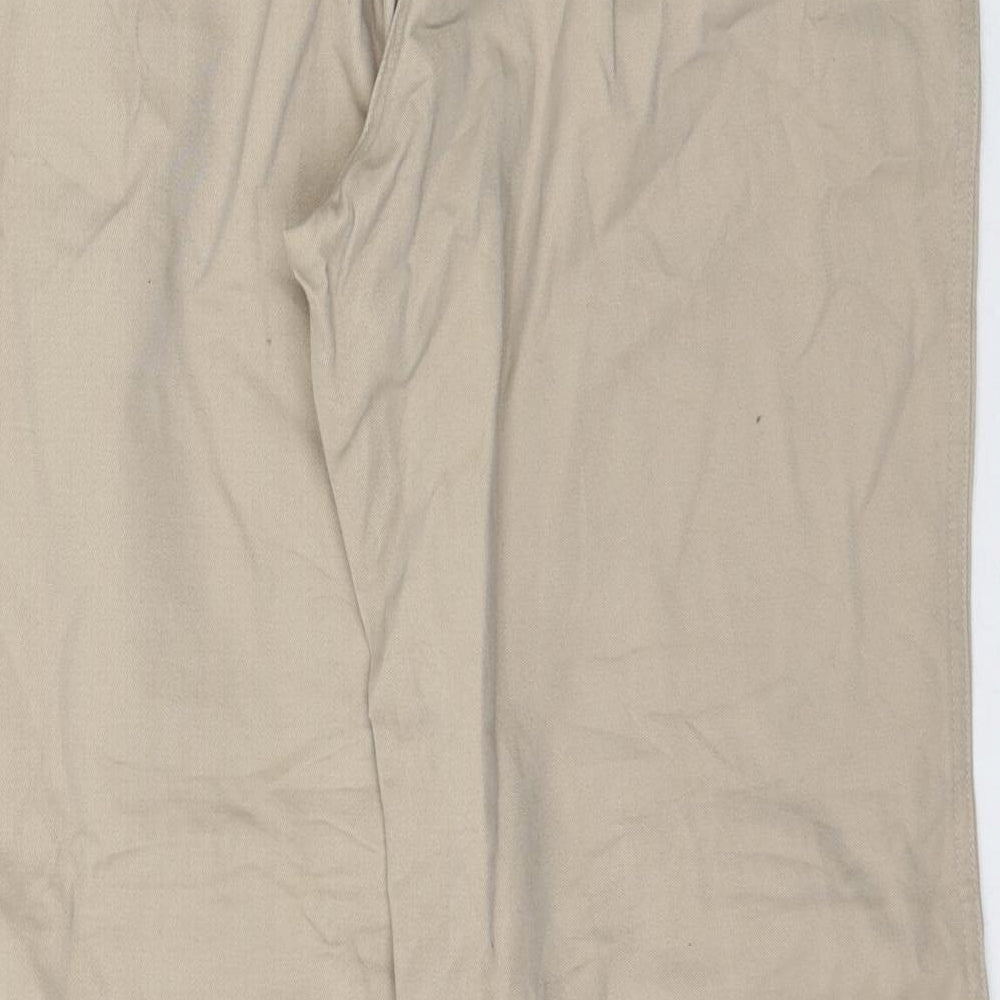 For Women Womens Beige Trousers Size 14 L27 in