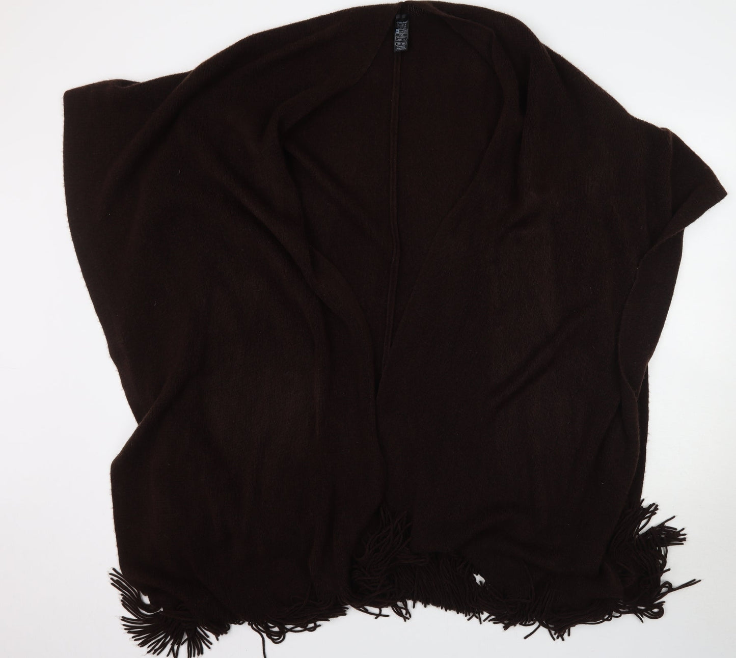 Marks and Spencer Womens Brown Knit Shawl/Wrap