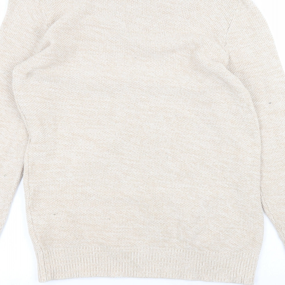 Primark Mens Brown Pullover Jumper Size S