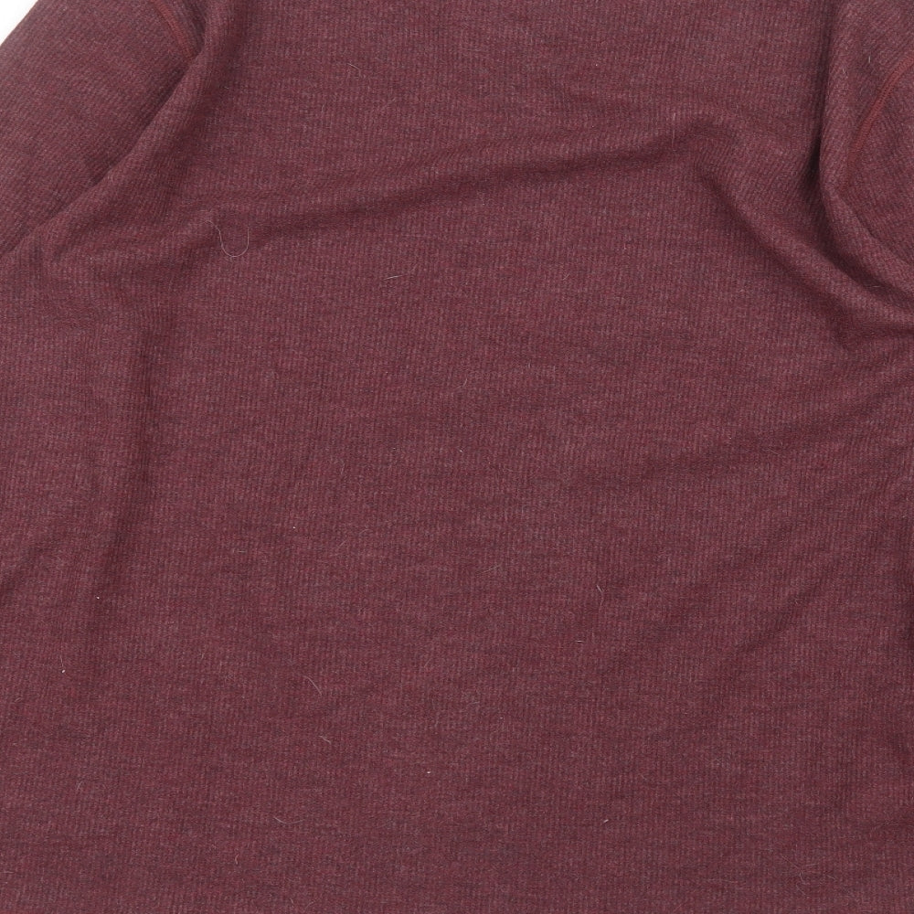 Eddie Bauer Womens Purple Pullover Jumper Size XL