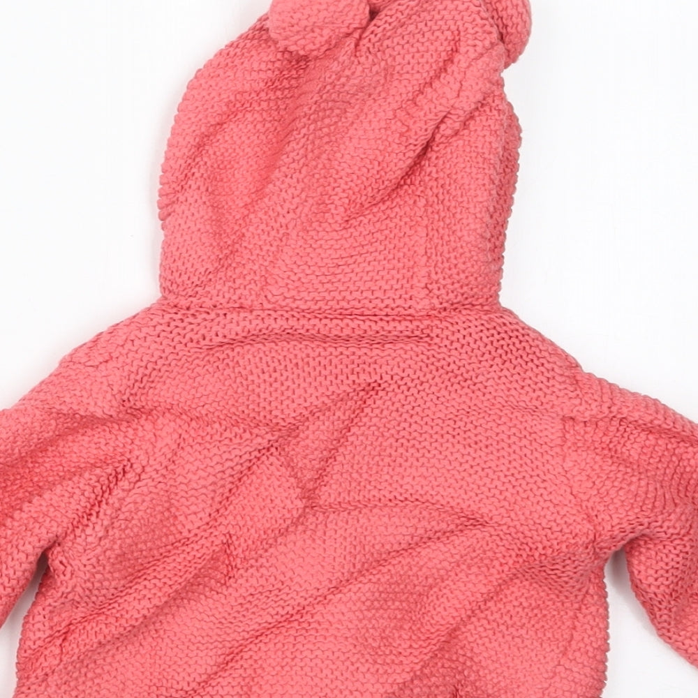Marks & Spencer Girls Pink Jacket Size 3-6 Months